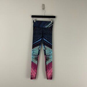 Lululemon Speed Wunder Tight Nulux Electrobeam Multi Leggings Size 4